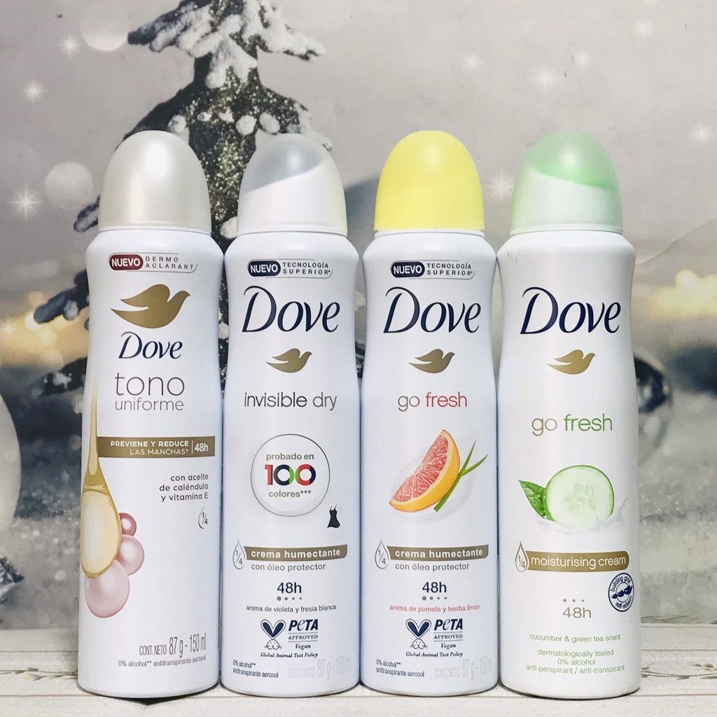 Xịt khử mùi toàn thân Dove 150ml USA