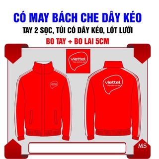 Áo gió Đỏ viettel
