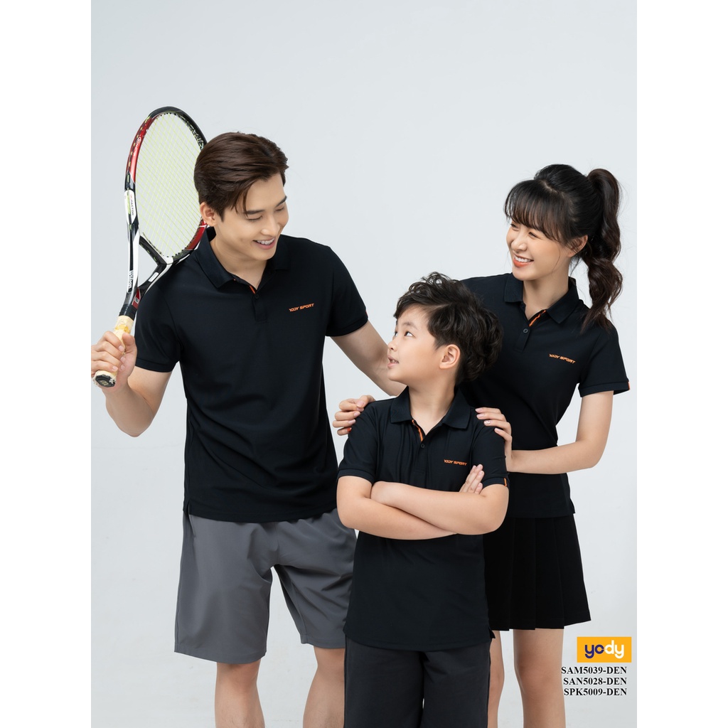 Áo polo nam YODY vải airy cool cotton phong cách thể thao SAM5039