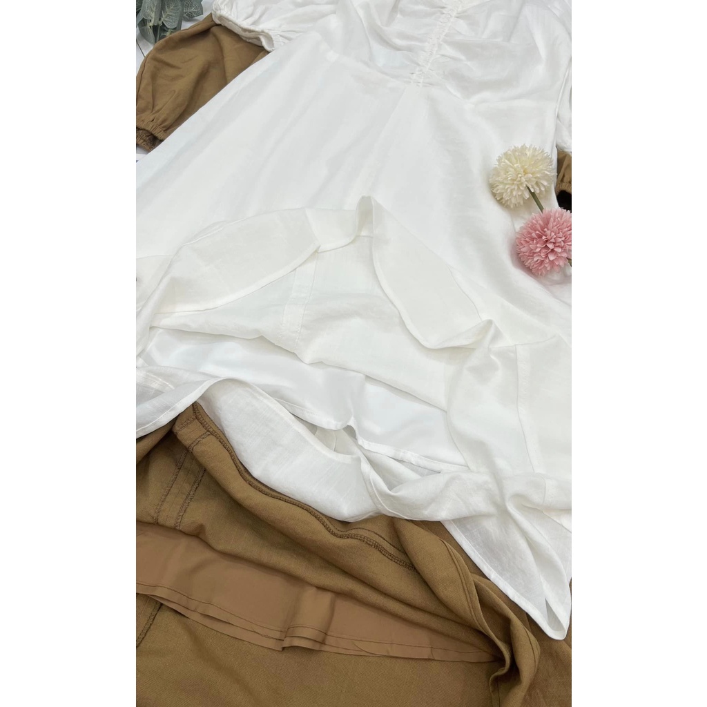 VÁY XÒE NHÚN NGỰC CAO CẤP