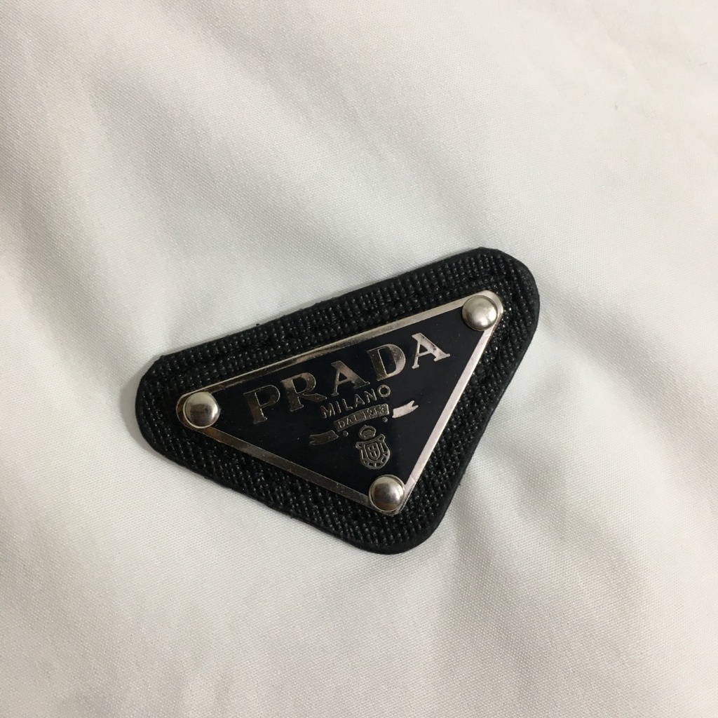 Áo sơ mi dài tay nữ Prada thắt cà vạt phong cách thanh lịch