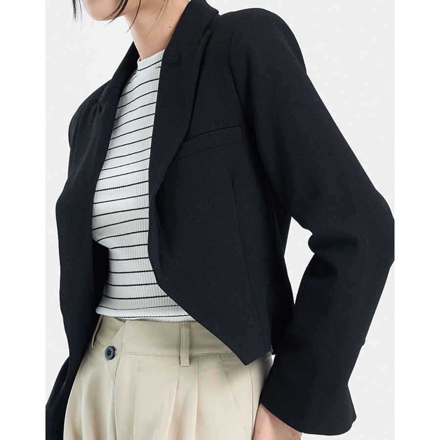 Áo Khoác Nữ Thời Trang JUNO Dáng Croptop Kiểu Blazer JNKHC014