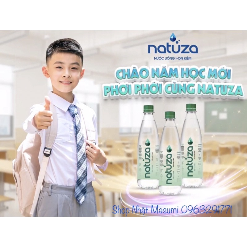 Nước uống đóng chai ion kiềm 7.5 cân bằng tự nhiên 500ml
