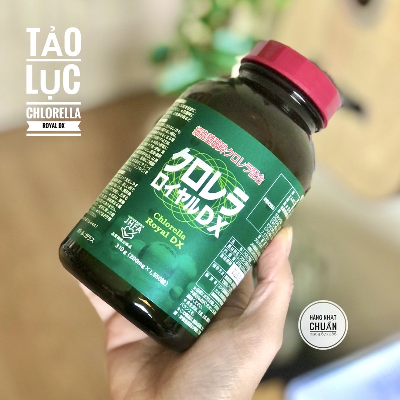 Tảo lục hoàng gia Chlorella Royal DX Nhật Bản 1550 viên