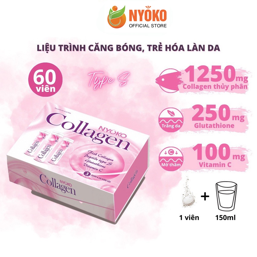 Collagen uống thủy phân chiết xuất cá tuyết Nhật Bản chống lão hóa hàm