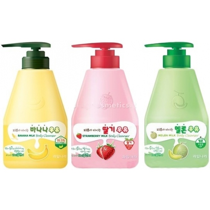 Sữa tắm dưa gang Kwailnara Melon Milk Body Cleanser _ làm sạch sâu và hỗ trợ dưỡng da trắng hồng 560g
