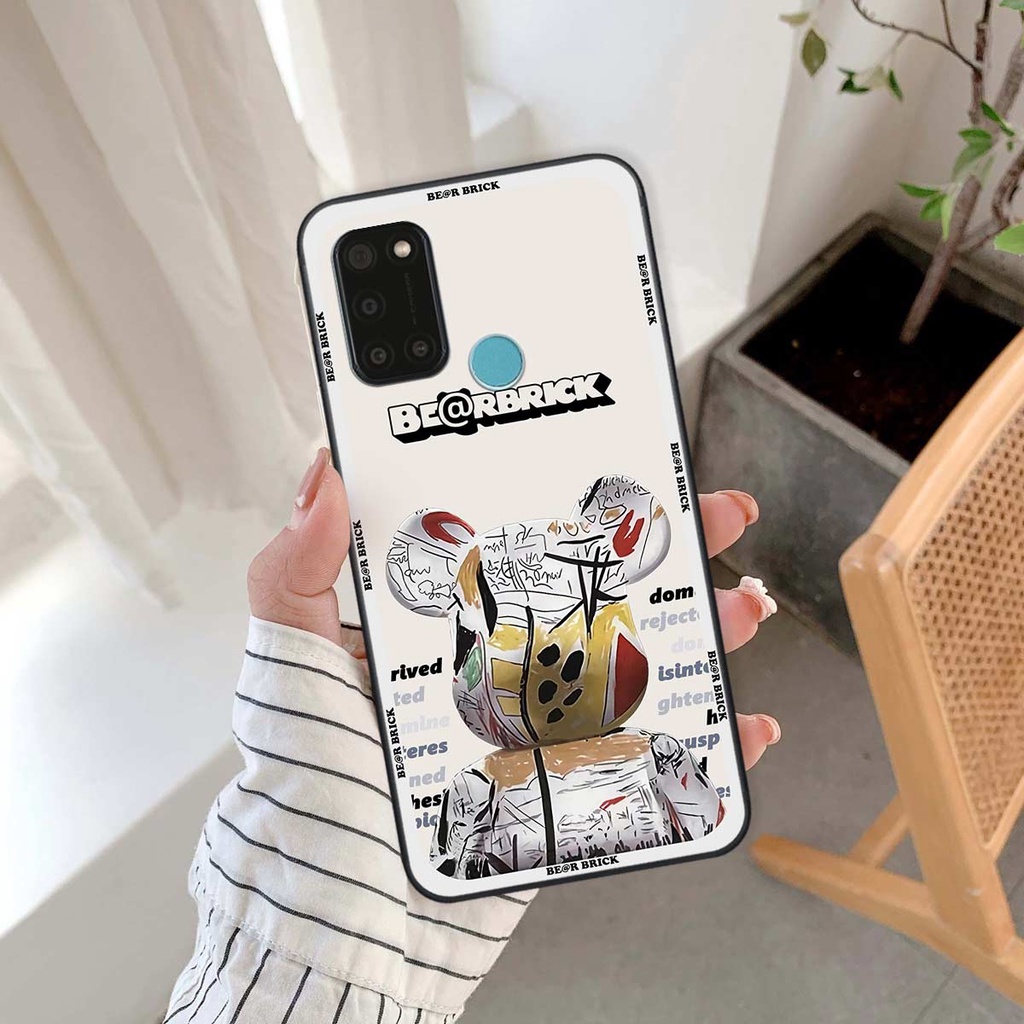Ốp lưng Realme C17 / 7i hình gấu bearbrick, smile thời trang, ốp lưng rẻ bền đẹp