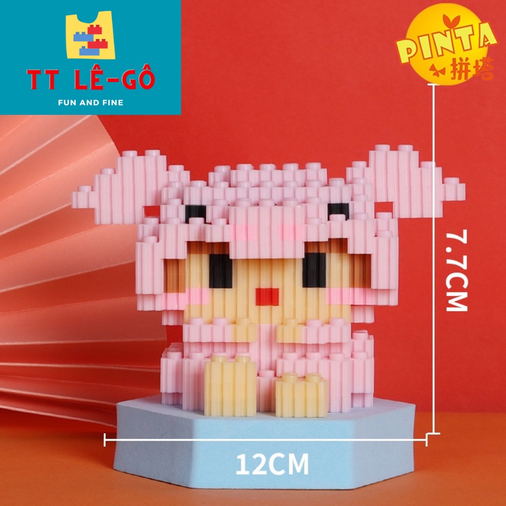 Đồ chơi mô hình 12 con giáp, Mô hình lắp ráp 12 con giáp, Tý,Sửu, Dần,Mẹo,Thìn,Tỵ,Ngọ,Mùi,Thân,Dậu,Tuất,Hợi.