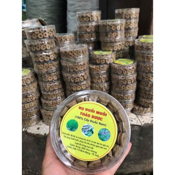 Nụ đuổi muỗi, nụ nhang bồ kết, nhang nụ thảo mộc tự nhiên, trầm đuổi muỗi rất an toàn và đạt hiệu quả cao (hộp 42 nụ)