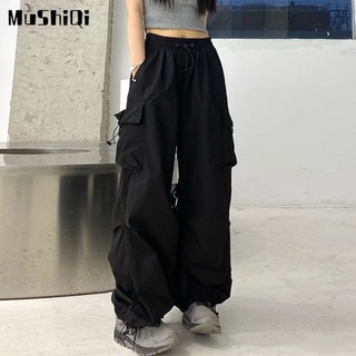 Mushiqi Quần Ống Rộng Nhẹ Và Thẳng Phong Cách retro Mỹ Thường Ngày Mới Dành Cho Nam Và Nữ