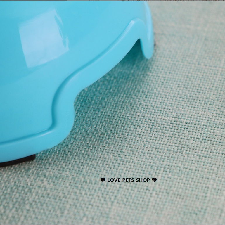 CHÉN ĂN CHO CHÓ MÈO ĐẾ CAO BẰNG NHỰA ''MẪU MỚI'' -  LOVE PETS SHOP