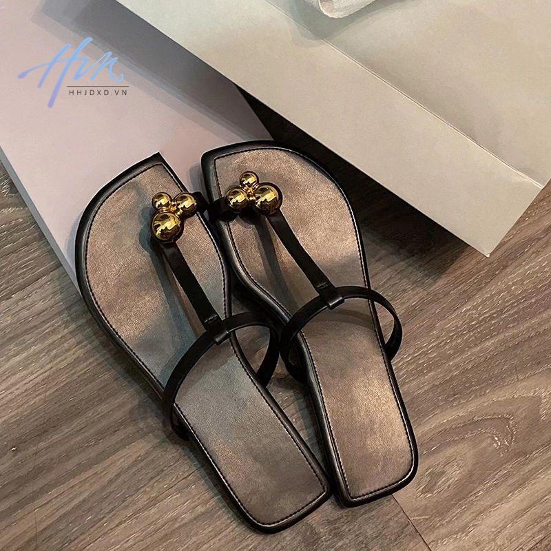 Sandal Đế Bằng Thiết Kế Mới Thời Trang Mùa Hè 2023 Dành Cho Nữ