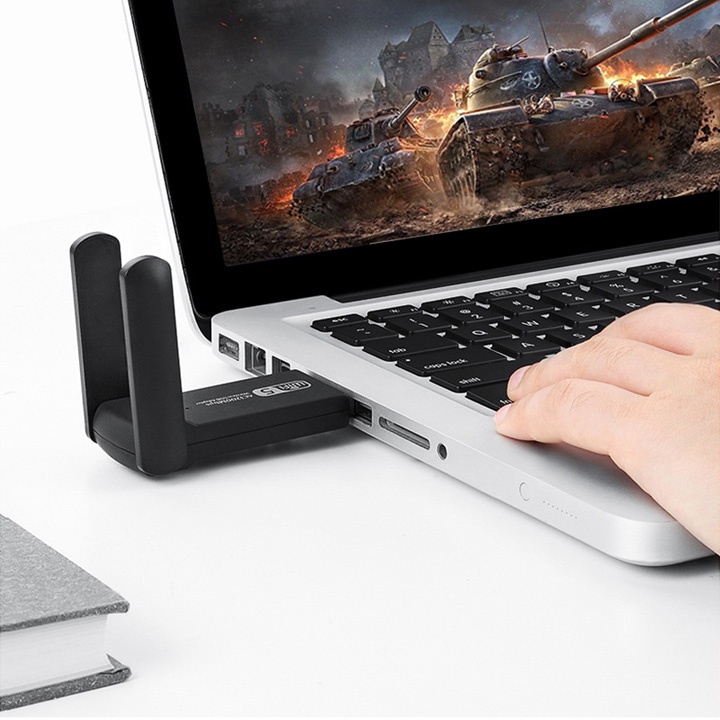 【COD】[Mã BILLB39 giảm 5% đơn] USB WiFi + BLUETOOTH 600Mbps 1200Mbps 5G , đầu thu wifi cho pc laptop card mạng wifi bluetooth | BigBuy360 - bigbuy360.vn