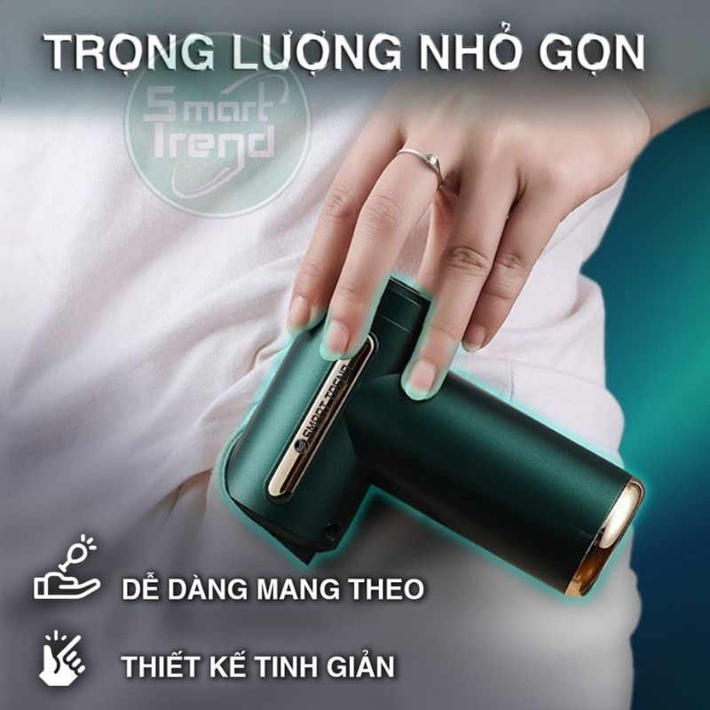 Máy massage cầm tay mini đấm lưng mát xa cổ vai gáy 4 đầu 6 chế độ XIAOMIMI