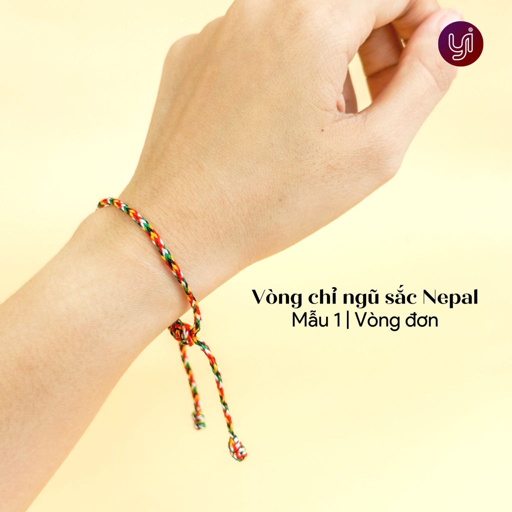 🔥 Vòng tay chỉ ngũ sắc Tây Tạng, tăng may mắn bình an