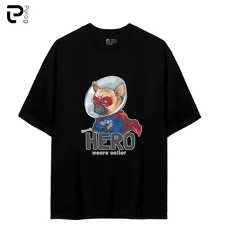 [CAO CẤP] Áo Thun Chó Pug Cute, Local Brand PULOG OFFICIAL, Thun Nam Nữ Hình Chó Cho Sen Dáng Rộng