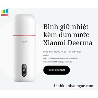 Bình giữ nhiệt đun nước kiểm soát nhiệt độ thông minh Xiaomi Deerma DR035 350ml