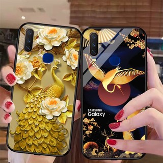 Ốp điện thoại mặt kính vivo y15 / vivo y17 / u10 rồng phượng ngựa đẹp