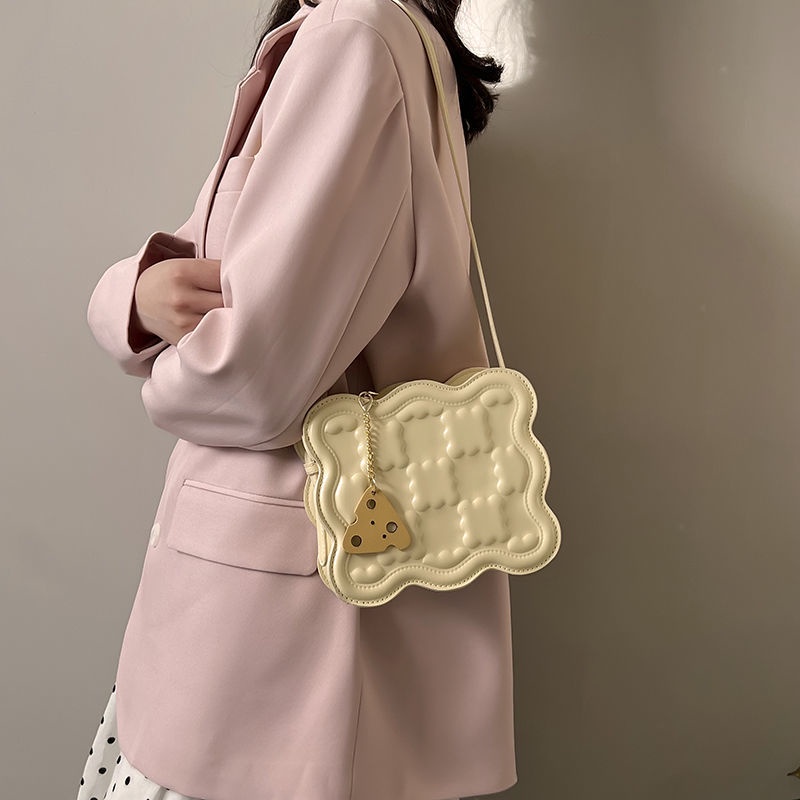 Túi Đeo Vai Màu Trơn Thời Trang Mùa Hè 2023 Mới Cho Nữ