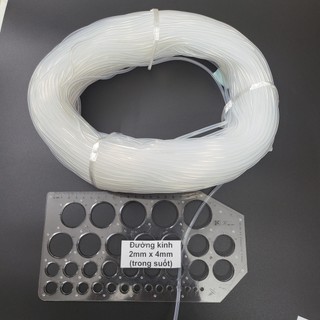 Ống silicon 2x4 mm (đơn giá/1 mét)