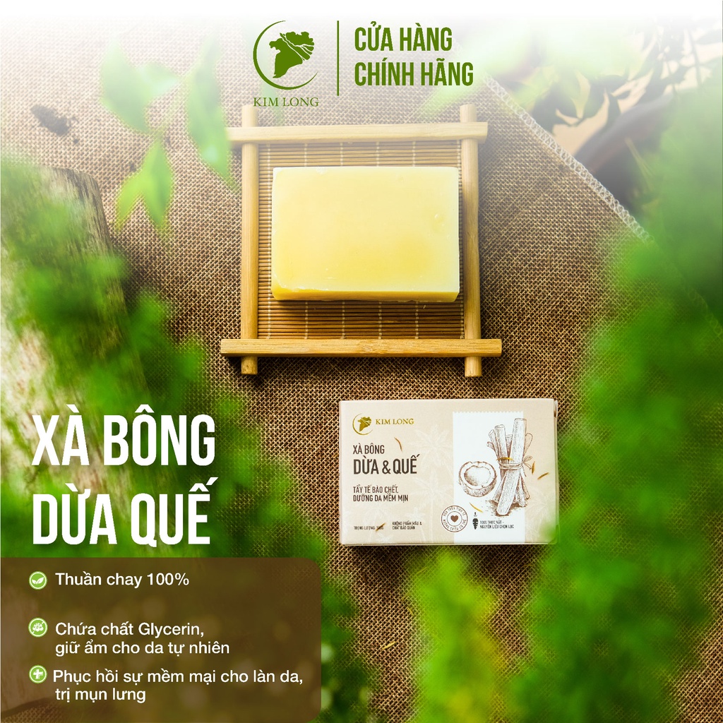 Xà bông Dừa - Quế Kim Long 100gr