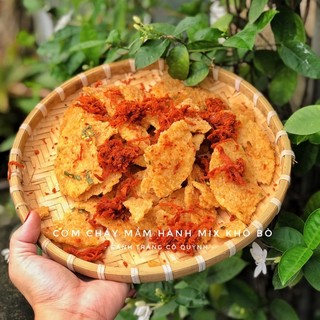 Cơm cháy mắm hành mix 3 vị 300g