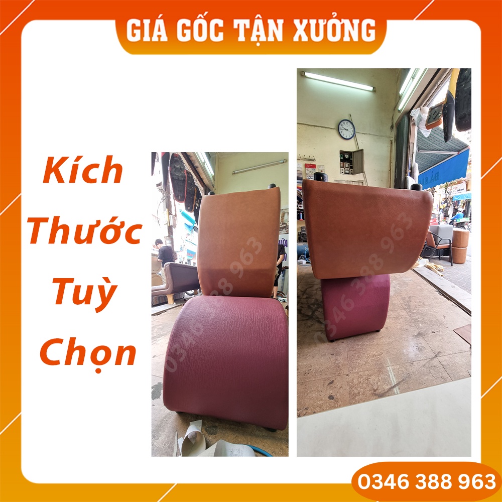[Sản Xuất Theo Yêu Cầu] Ghế Tình Yêu Màu Nâu Đất, Ghế Tình Yêu Da Cao Cấp Giá Rẻ | BigBuy360 - bigbuy360.vn