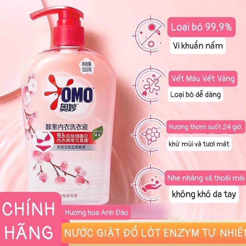 Nước giặt đồ lót Omo ( vỏ mới )