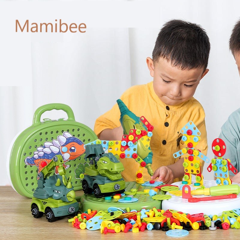 Đồ chơi thông minh cho bé Bộ đồ chơi trẻ em lắp ráp kỹ sư