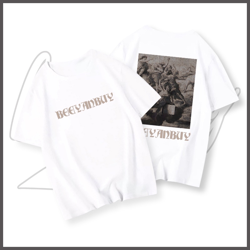 Áo thun phông nam nâu xám tay ngắn local brand BEEYANBUY T-shirt form rộng unisex 100% cotton