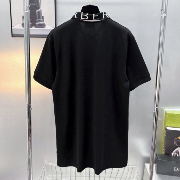 Áo polo nam BBR cotton cá sấu 100% Áo Polo Nam Nữ In quanh cổ thiết kế lịch sự trang trọng.