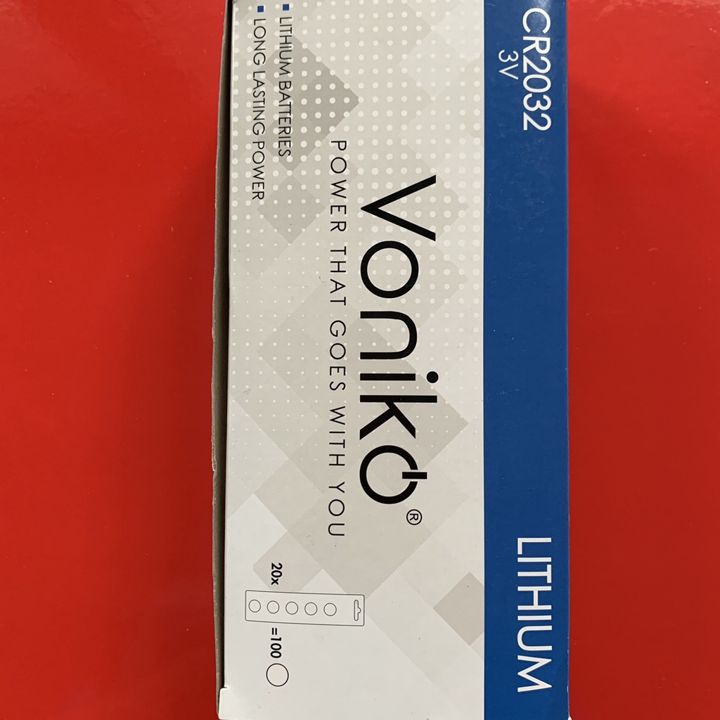 Pin  Cmos  3V  Lithium  CR2032 VONIKO  Thay  chìa  khoá  Ô  tô  xe máy