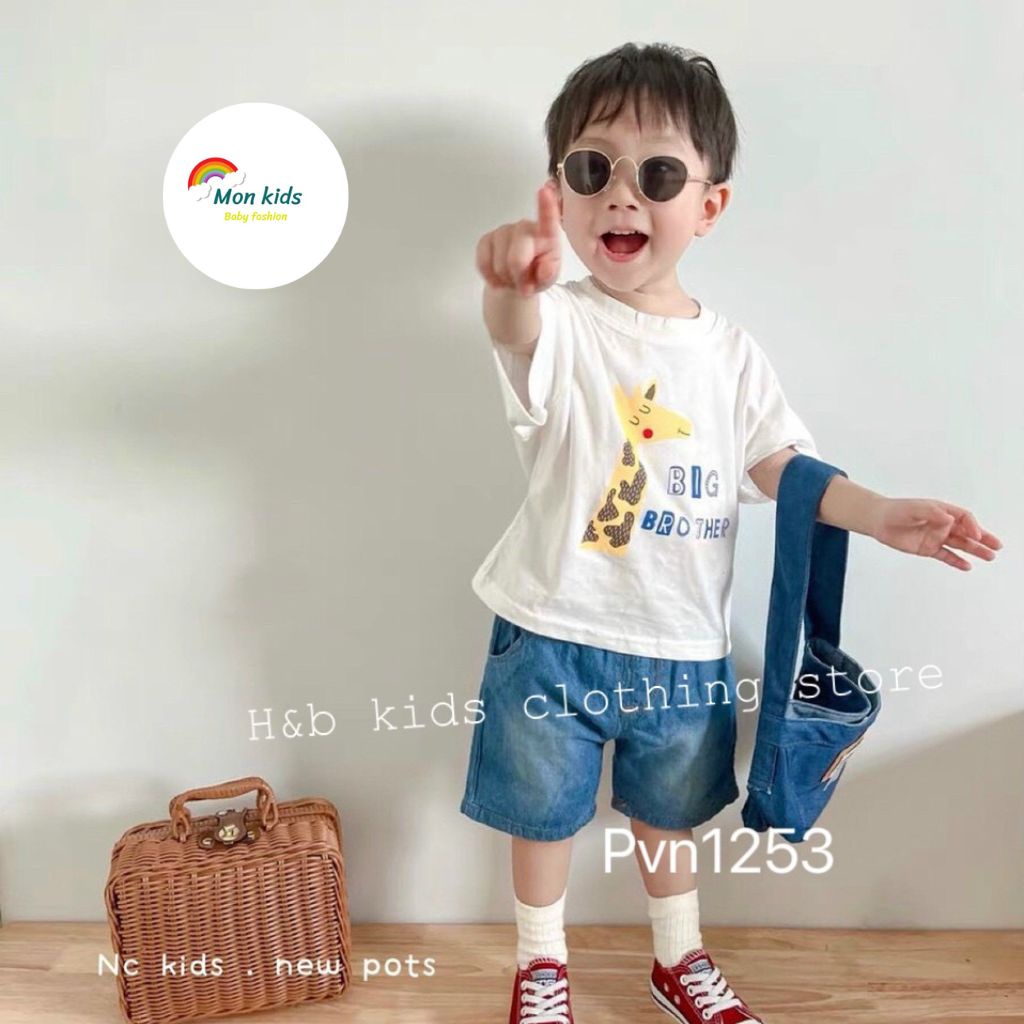 Thanh lý siêu rẻ, Set quần jean bé trai, đồ bộ cotton bé trai, set quần áo be trai, đồ trẻ em 8 -18kg