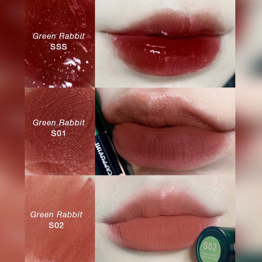 Son kem thỏ xanh Cappuvini bền màu lâu trôi My Galaxy Chính hãng nội địa Trung