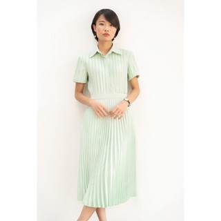 NINE 2 FINE - Váy xếp ly công sở mint pleated dress
