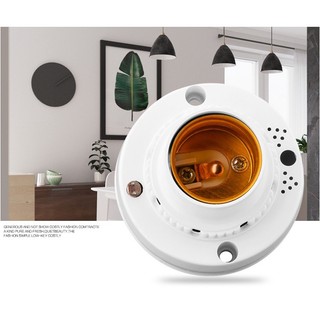 Đui đèn cảm ứng âm thanh ánh sáng E27