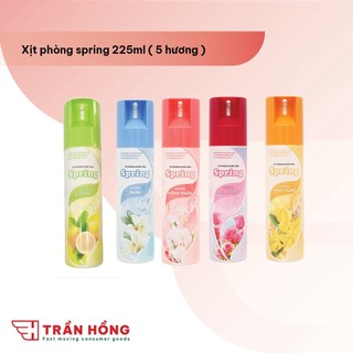 Nước hoa xịt phòng Spring 225ml hương nước hoa khử mùi, thơm phòng, dễ chịu