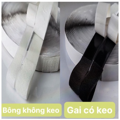 1m Vecrlo may dán rèm, bông gai dán rèm, dán rèm có sẵn keo dán