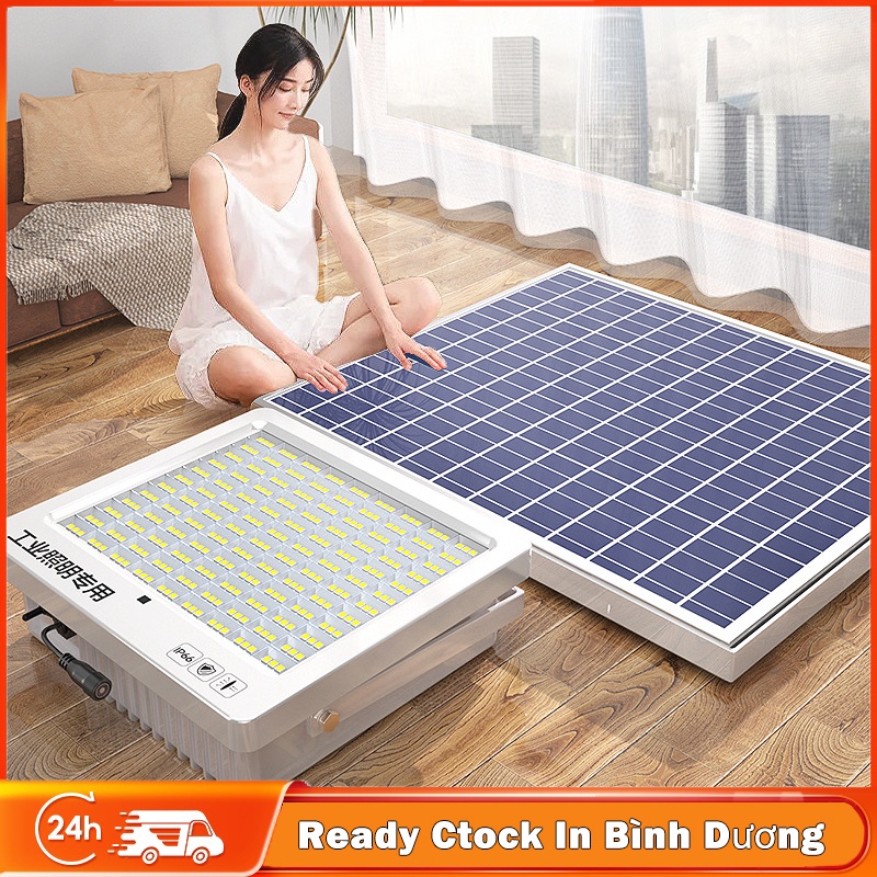 Bosun 600W đèn led năng lượng mặt trời điện chất lượng cao đèn led siêu sáng IP67 Waterproof with Remote Control