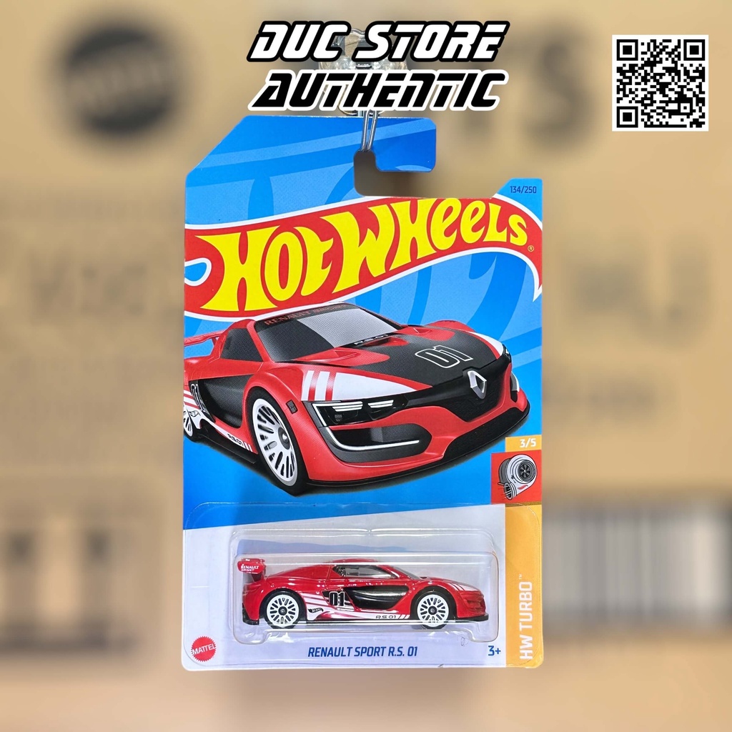 ducstore.vn Xe mô hình HKJ38 Hot Wheels Renault Sport R.S. 01 - Glossy red