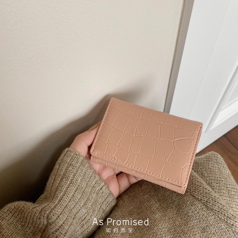 Ví nữ mini gấp gọn Amora da nhỏ gọn 01S-H