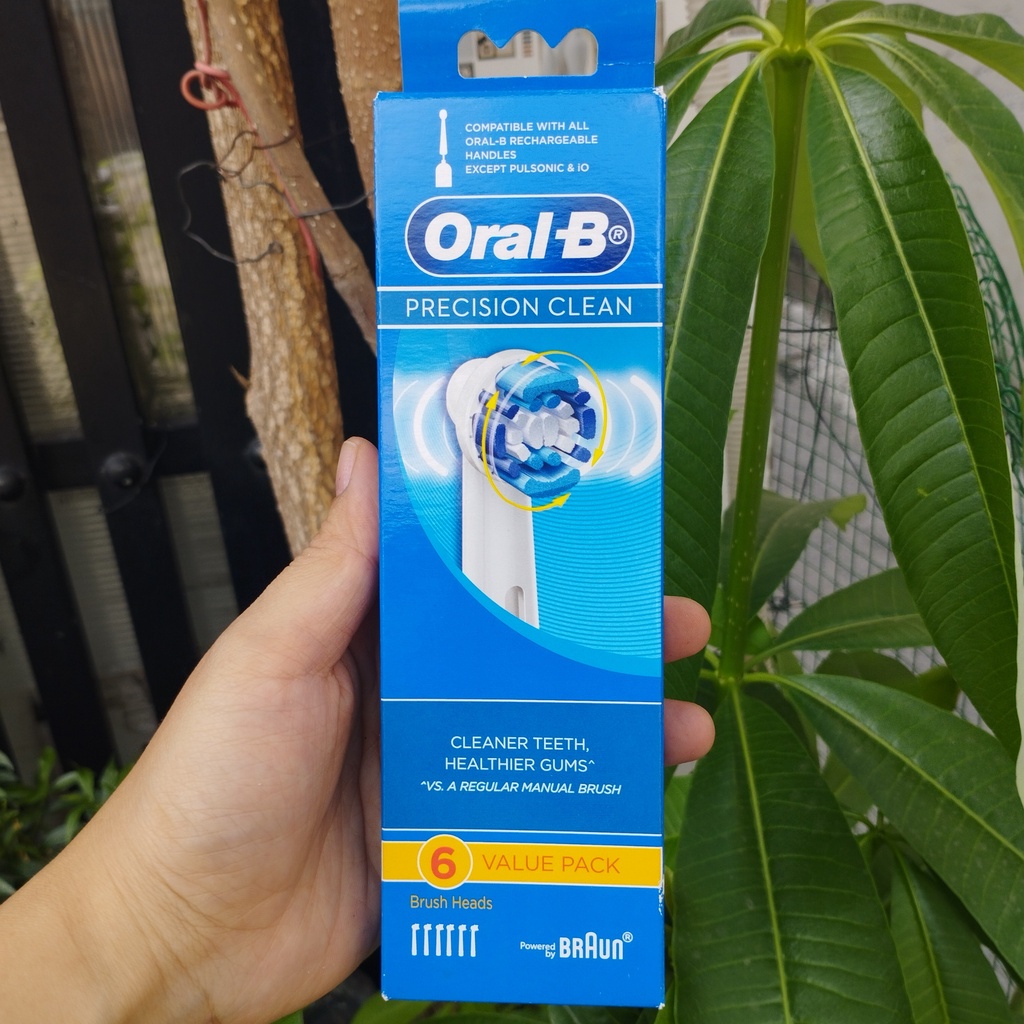 Đầu bàn chải đánh răng điện Oral-B chính hãng- Full set Precision/Cross/Floss/Sensi