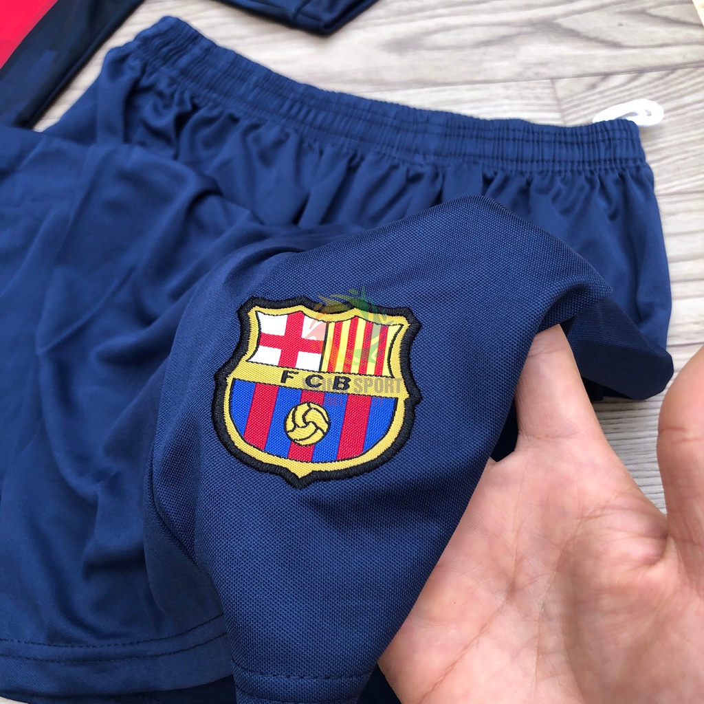 Bộ Quần Áo Bóng Đá Barcelona 2023 Sân Nhà Vải Thái Có In Tên Số Theo Yêu Cầu