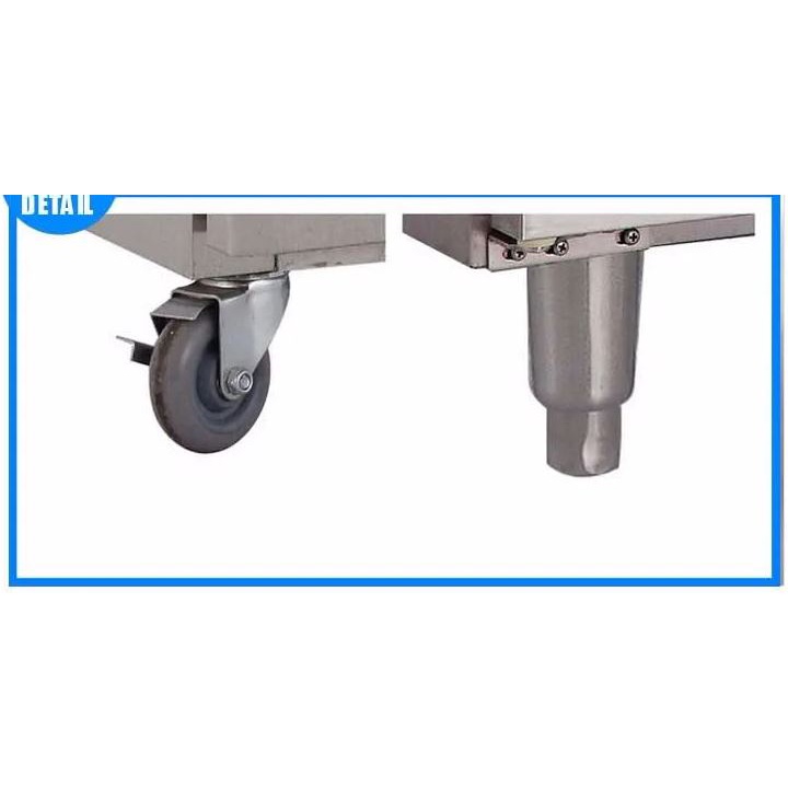 Tủ mát inox 3 cánh kính 1250L