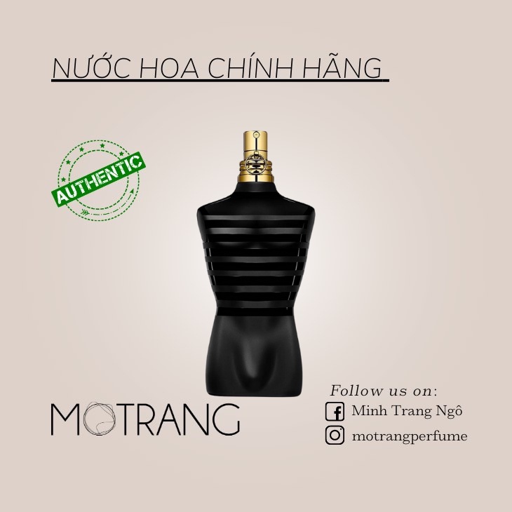 Nước Hoa Nam Thơm Lâu Jean Paul Gaultier Le Male Le Parfum Hương Thơm Phương Đông Lôi Cuốn, Phóng Khoáng 5ml - 10ml