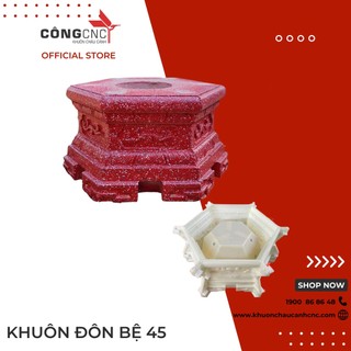 Khuôn chậu cảnh abs, khuôn đôn bệ lục giác 45