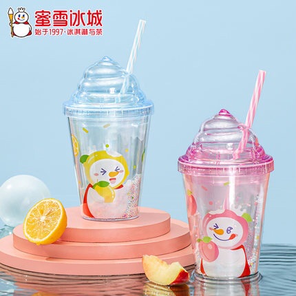 Cốc mixue hình kem