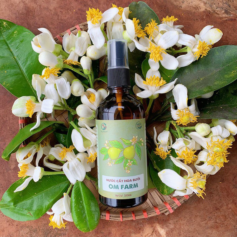 Nước Cất Hoa Bưởi OM Natural Kích Thích Mọc Tóc, Suôn Mượt Tự Nhiên 100ml