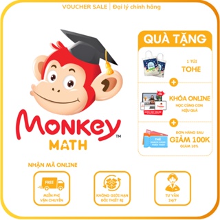 Monkey Math Toàn quốc E-voucher - Voucher Mã học Toán tiếng Anh chuẩn Mỹ