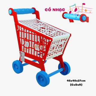 Xe đẩy siêu thị cho bé CÓ PHÁT 5 BÀI NHẠC VIỆT HT7658S